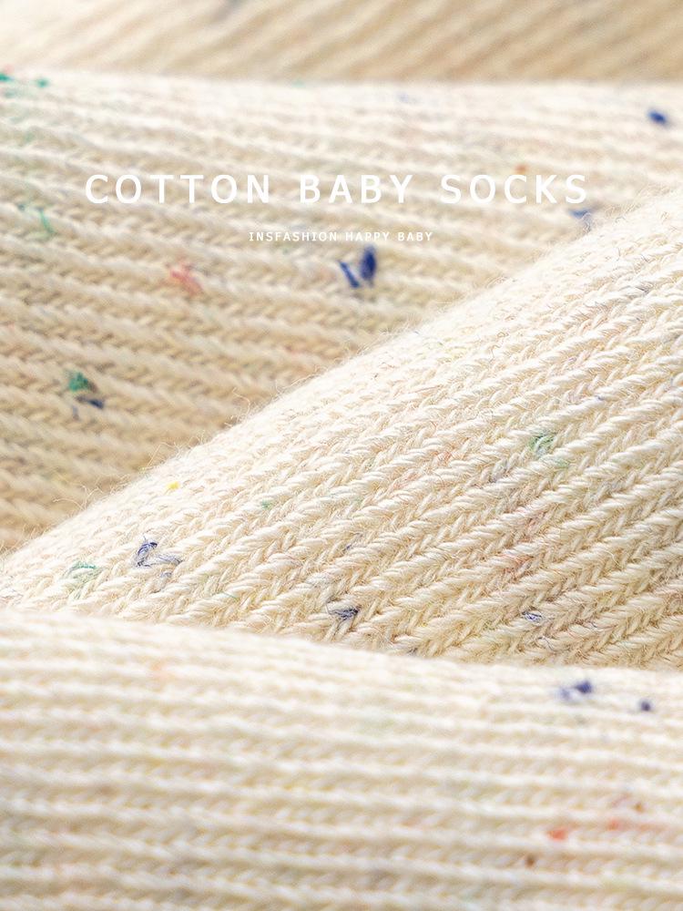 Newborn Baby Girl Mid-Calf Ruffle Princess Socks, Class A Cotton for 0-3 Years, Suitable for Spring, Autumn, Winter