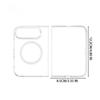 For 18 Ultra/18 Pro/18 Pro Max Transparent Magnetic Case Wireless Charging for Magsafe Slim PC Hard Clear Phone Cover