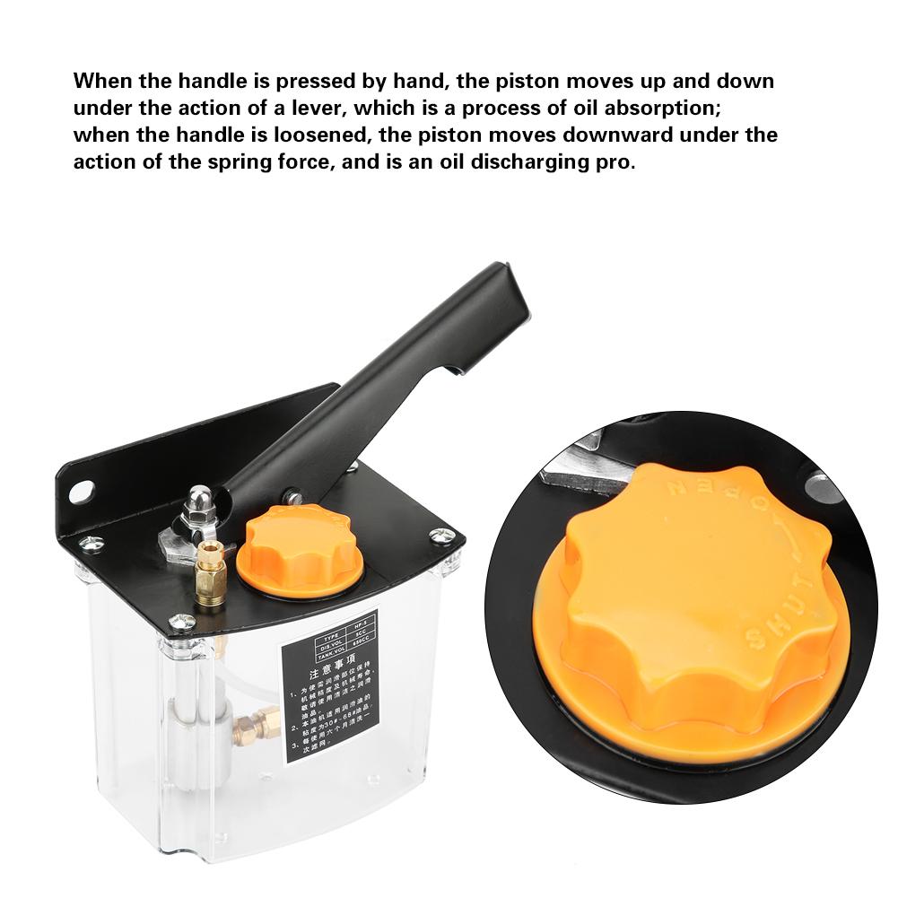 HP 5R Manual Lubricating Pump Right Hand Operated Lubrication Pump 650CC for CNC Machine Tool