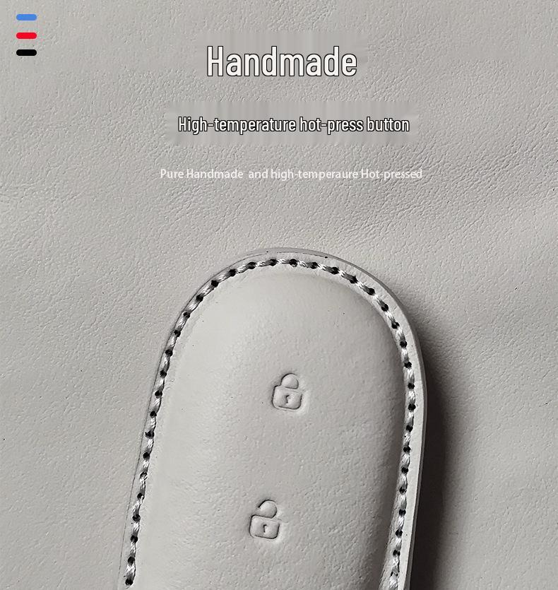 Genuine Leather Key Case for Ideal I6 L9MAX/L8/L7/L6/ONE/Mega - High-End with Buckle Shell