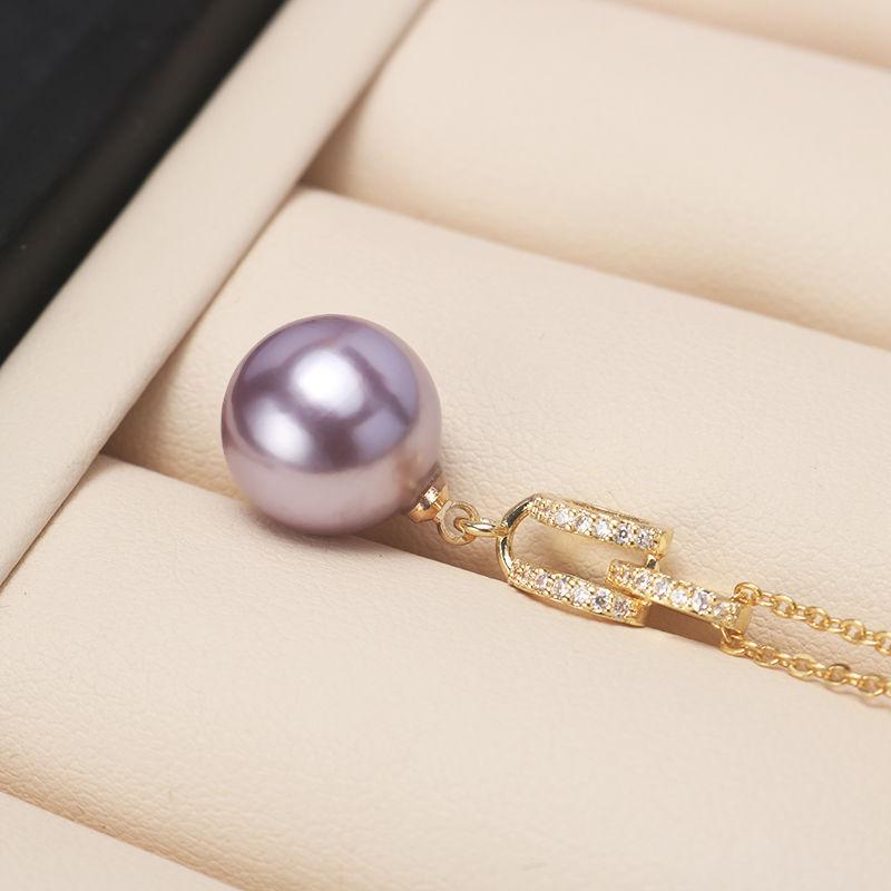 Mom Gift Three-piece Pearl Box Pearl Necklace Female Bead Necklace Pendant for Girlfriend Gift Jewelry Set