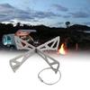 Lixada Outdoor Portable Mini Stove Rack Titanium/Stainless Steel Cross Stand Stove Bracket Pot Rack Steaming Rack for Reactor