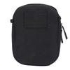 Waist Pack with Shoulder Strap Black Multifunctional Polyester Portable Sling Bag for Outdoor