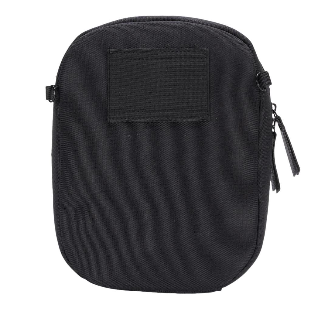 Waist Pack with Shoulder Strap Black Multifunctional Polyester Portable Sling Bag for Outdoor