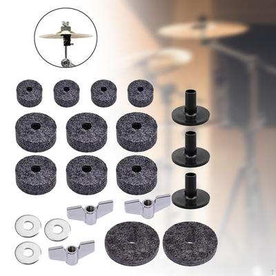 Cymbal Stand S 21Pcs Accessories Percussion Instrument Reduces Shaking Essential Anti Slip