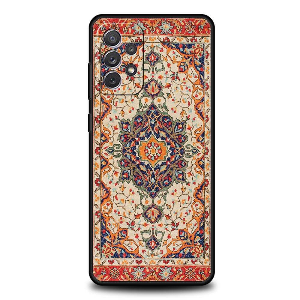 

Чехол с персидским цветочным узором для Samsung A51 A71 A21S A11 A15 A25 A31 A41 A23 A33 A53 A73 A03S A05S A13 5G A35 A55 For Samsung A01