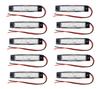 Car White LED Side Marker Lamp, 6 Rows Universal 10 Pack Trailer Light