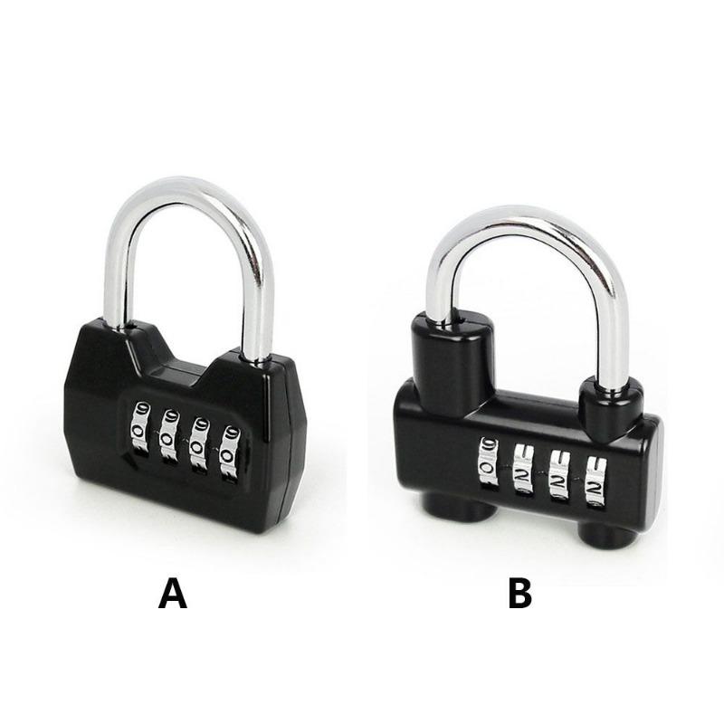 Portable 4 Dial Digit Combination Lock Weatherproof Protection Security Padlock Outdoor Gym Safely Code Lock