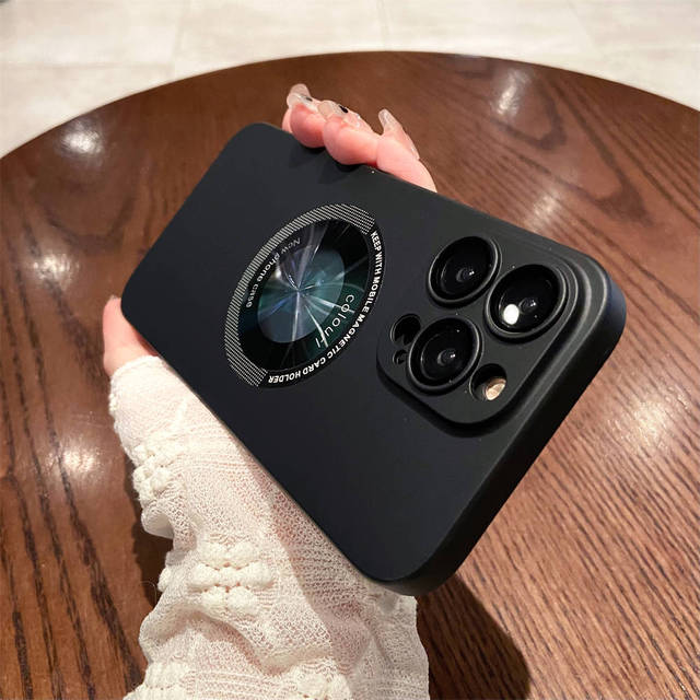 Magnetyczne etui do ładowania bezprzewodowego na telefon iPhone 14 13 12 Pro Max 14 Plus 14 Pro Max Wstrząsoodporny ochraniacz obiektywu aparatu Twarda obudowa