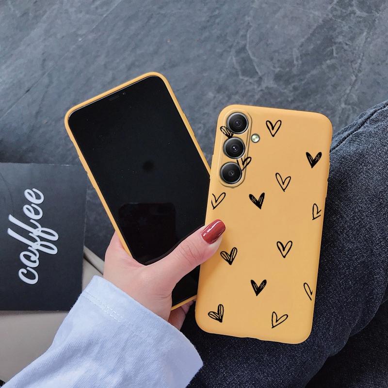 

Мягкий силиконовый чехол Heart Yellow для Xiaomi Redmi Note 13 Pro 13C Poco M6 Samsung A35 A55 M35 S24 Huawei Honor Realme Camera Защитный противоударный чехол Samsung Galaxy S21 5G