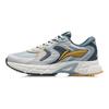 Li-Ning Удобные Универсальные Кожаные Амортизирующие Нескользящие Износостойкие Дышащие Легкие Кроссовки с Низким Верхом для Бега Мужские кроссовки ARLR013-3