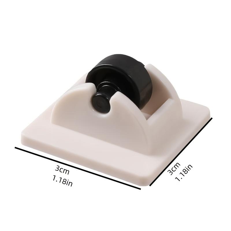 4-Pack Self-Adhesive Plastic Casters Furniture Moving Wheels for Home and Dormitory Storage Boxes Easy To Install On Desk Legs.