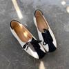 Fashion 2024 Autumn New Fashion Women's Comfortable Bow Lace Casual Non-Slip Solid Color Flat Shoes