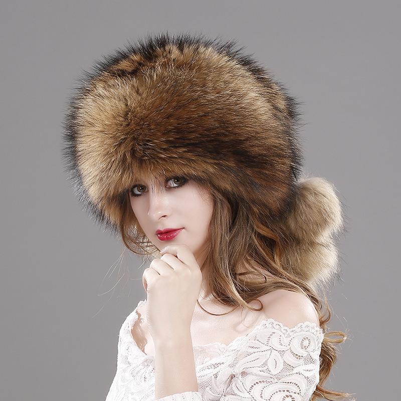 New Autumn and Winter Style Thickened Warm Fur Hat for Women