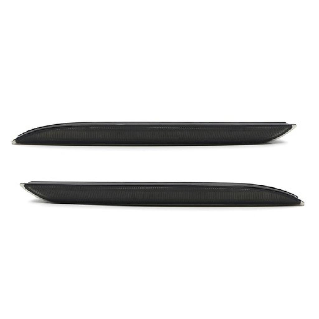 OE-Spec Black Smoked Lens Rear Bumper Reflector Lenses For 2015-17 Ford Mustang