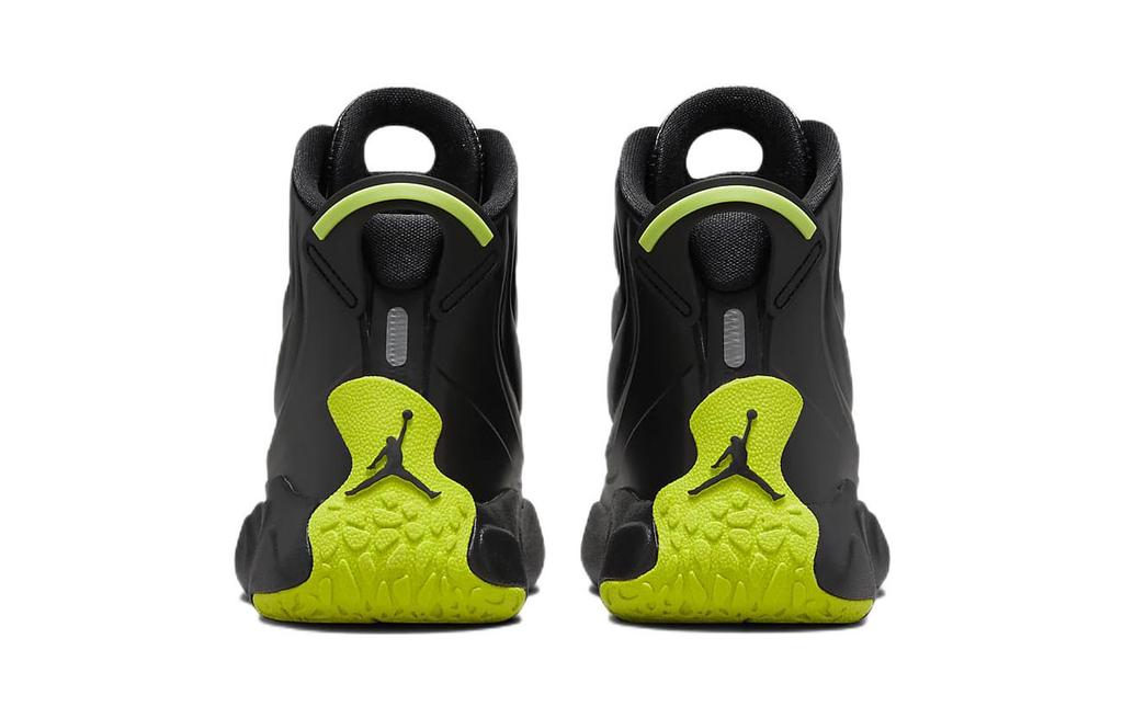Jordan Drip 23 Slip Resistant Cushioning Abrasion Resistant High Top Kids' Outdoor Shoes Black Green CT5798-001