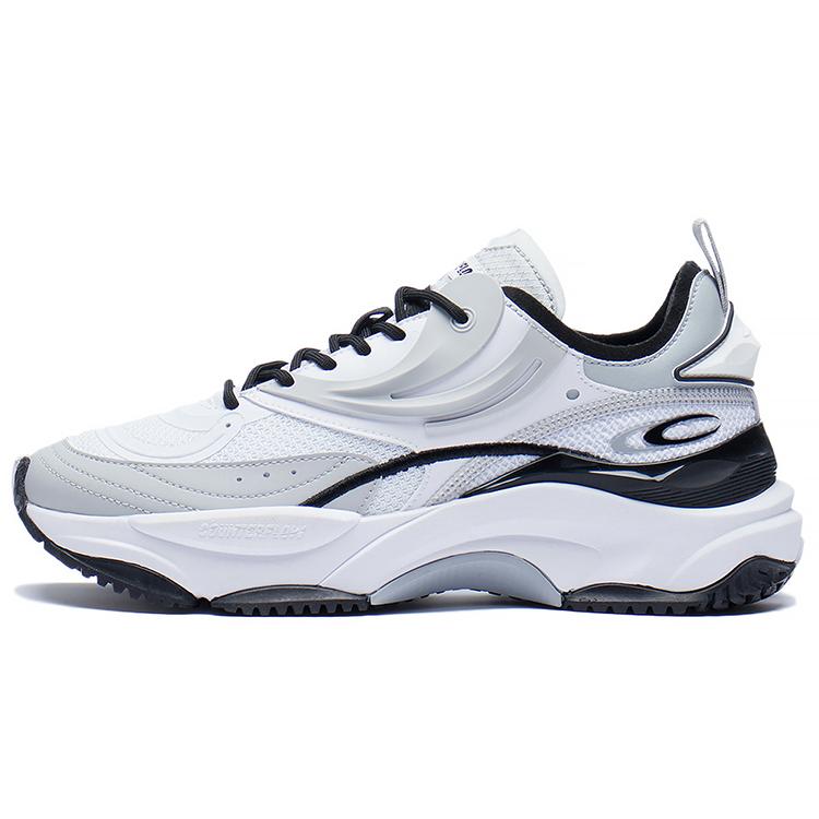 

New LINING CF Tracing Casual Shoes Women s Low top Silver Fish Gray/Pearl White AGLS148-1 38