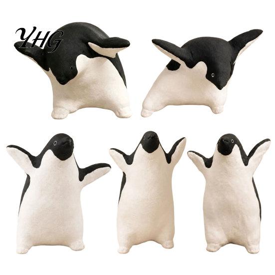 Cute Penguin Figurines Figurine, Nordic Style Small Animal Statue, Whimsical Unique Birthday Gifts Desk Shelf Tabletop Decor Ornament, Gift