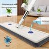 Hand-Free Flat Mop for Dry & Wet Cleaning - New Model for Wood Floors
