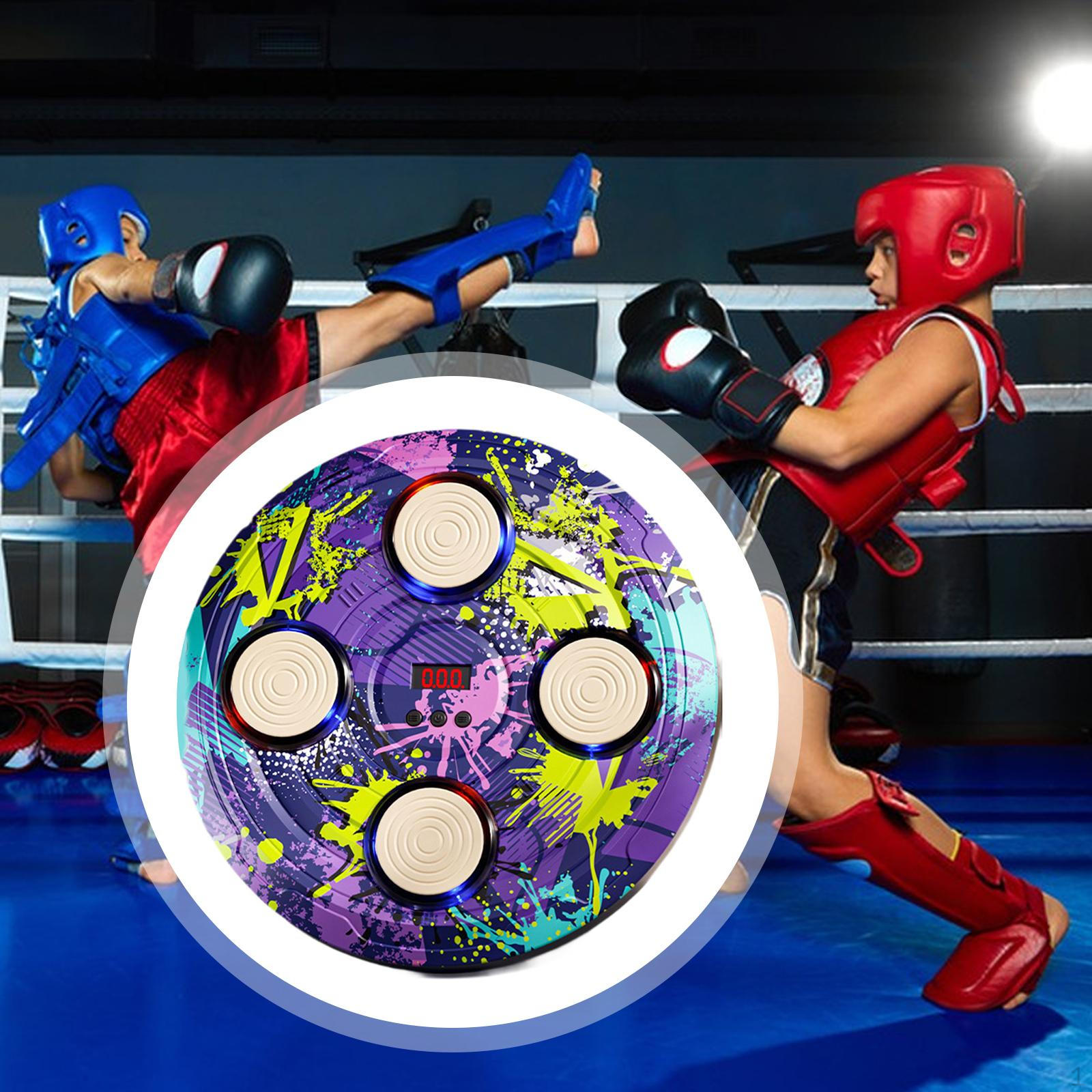 Boxing Machine Music Rhythm Musical Target Electronic Wall for Workout Indoor A