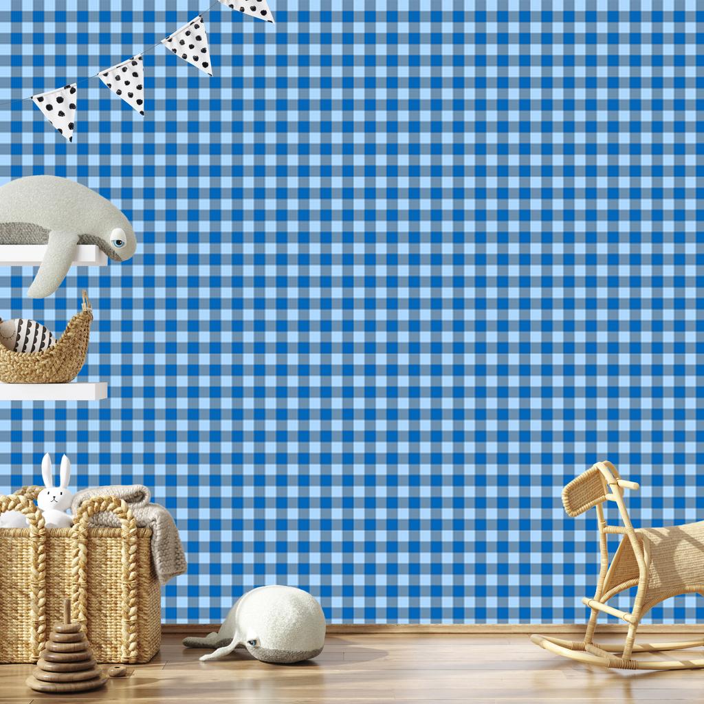 Blue and azure checkered wallpaper, blue background 50x1000