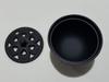 Iwachu Incense Flower Petal Body Size x Nanbu 29206 Burner, Design, Black, (cm) 8.5 H9, Ironware,