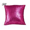 Elegant Pillow Cover Pillowcase Sequins Decorative Cushion Modern Farmhouse Soft Polyester Style for Sofa Bedroom Office Touch