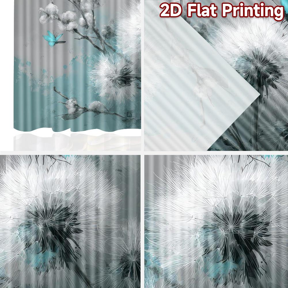 2D flat Photography Backdrop Background cloth Butterflies and Dandelions 100% Polyester Anniversary Perfect for Holiday