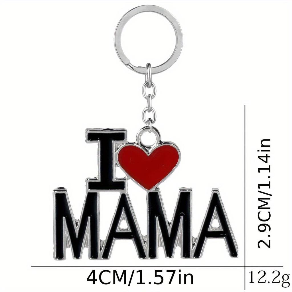 DAD and MOM Epoxy Keychain - Father's & Mother's Day Gift