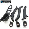 Set de mânere de tragere interioare pentru uși din piele, pentru volan pe stânga (LHD), pentru Seria 5 BMW F10 F11 F18 520 523 525 528 530 535