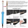 Portable 80W Car Plastic Welding Repair Kit For Bumper Kayak Repair Solder Rework Station Heat Repair Tool EU Plug
