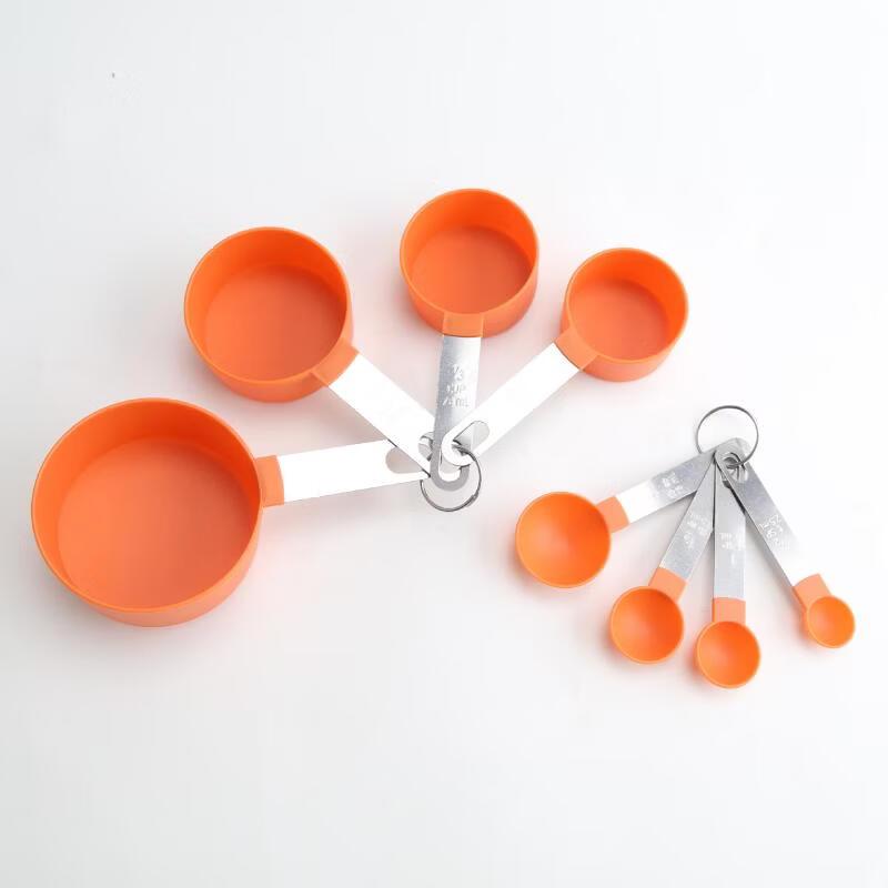 Yi Cang Stainless Steel Handle Plastic Measuring Set