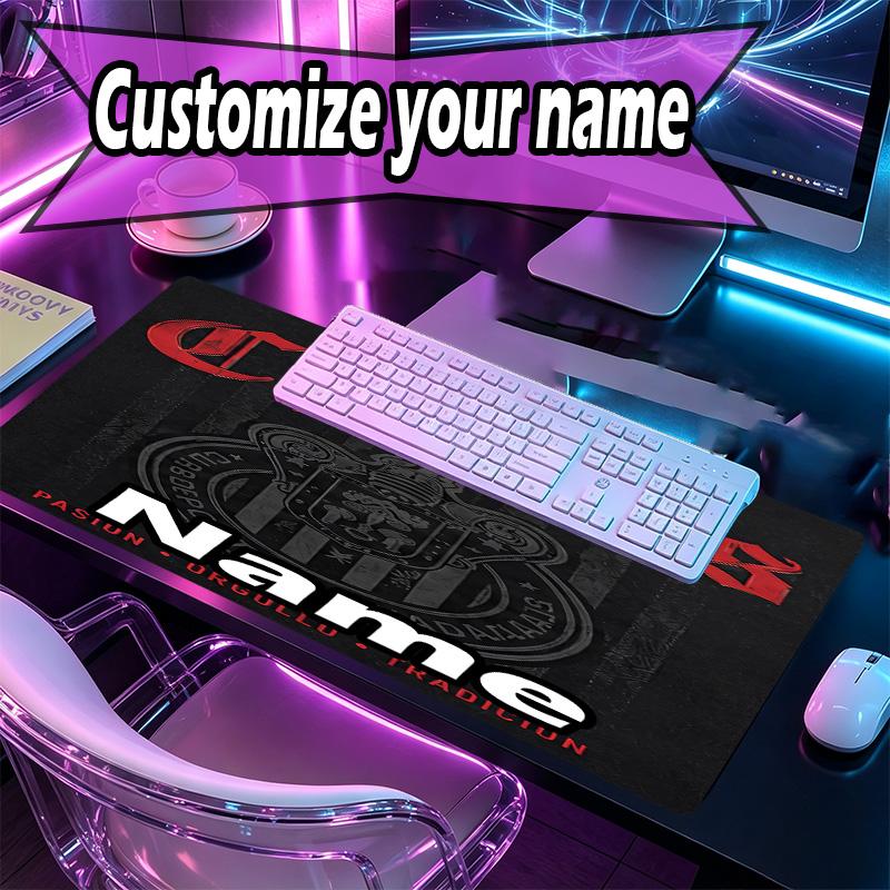 Kişiye Özel İsimli Club Deportivo Guadalajara Desenli Mouse Pad, Dizüstü Bilgisayar Masa Matı, Ev İçin Dekoratif Masa Matı Klavye Altlığı Hediye
