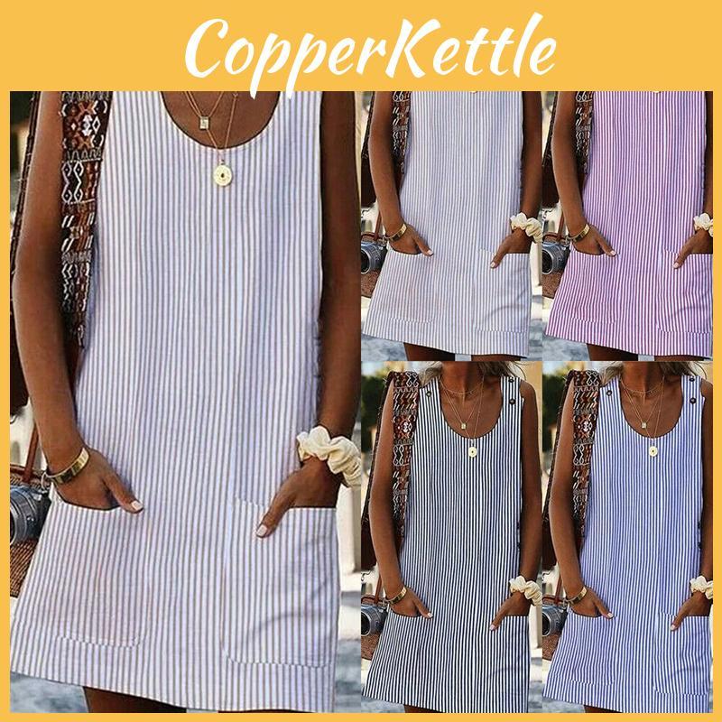 Elegant Plus Size Women Summer Short Sleeve Long T-shirt Casual Mini Dress