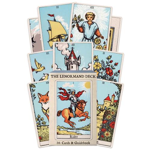 THE GOLDEN LENORMAND Golden Dawn Lenormand Rider Edition [Lenormand Cards with Japanese Instructions]
