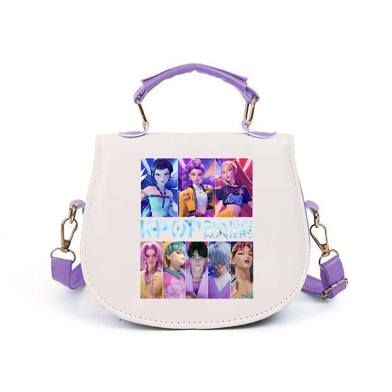 Kpop Animation Cartoon Printing Korean Version Of The Trend Handbag Multi-Function Portable Shoulder Messenger Bag