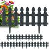 8X Płotek Ogrodowy Szary Border Palisada Obrzeże Trawnika Grządki 392 Cm