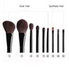 OVW 9 Pezzi Pennelli Trucco Capelli Naturali Pennello Blush Illuminante Ombretto Miscelazione brochas maquillaje profesional
