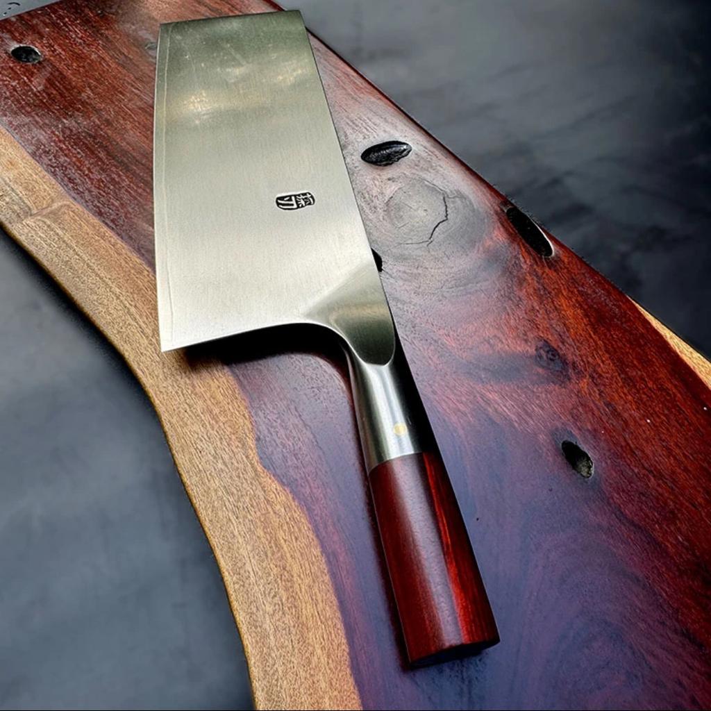 8.3 Inch Slicing Knife 3-layers Clad Steel VG10 Blade Rosewood Handle Razor Sharp Cleaver Meat Cutting Vegetables Kitchen Knives