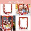 Christmas Party Photo Booth Props With Paper Frame For Adults And Kids Festive Decor