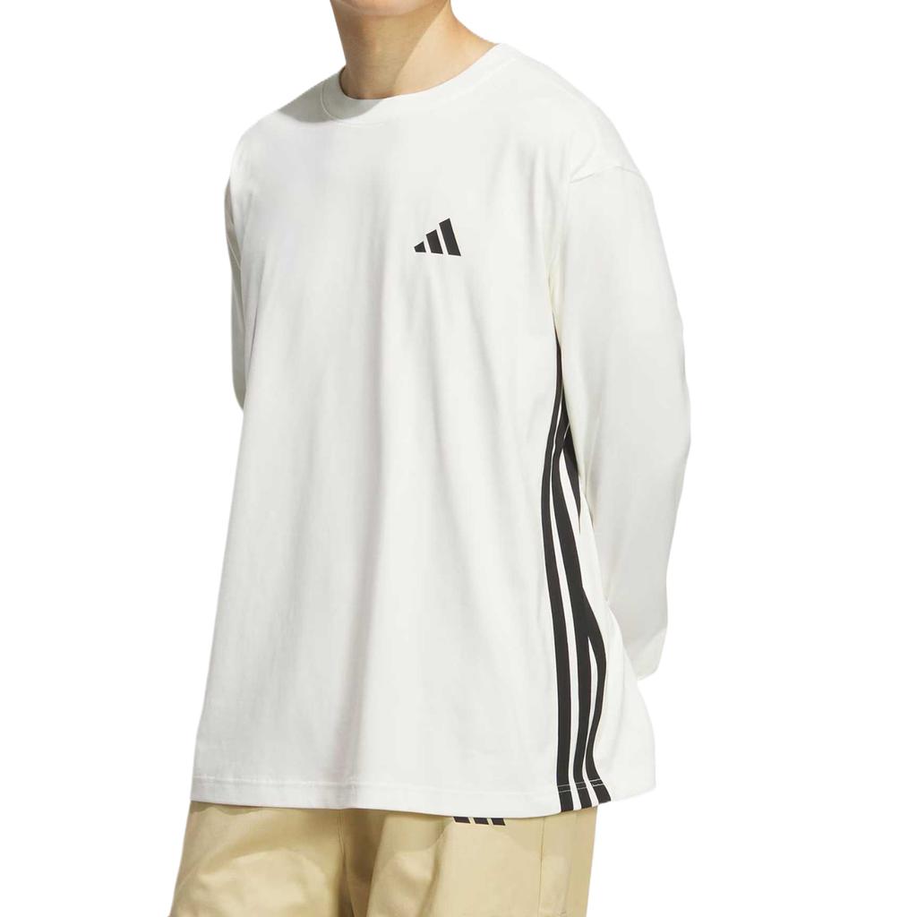 Adidas T Shirts Men's Ecru Crew Neck Straight Fit KF5187