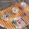 1set Carrying Bowl Outdoor Ultra Lightweight Dining Plate Coffee Filter Funnel Water Cup Multi Purpose Combination Tableware Set
