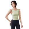 Women's Outdoor Sports Yoga Vest with Chest Pad - Two-Piece Look Fitness Top for Auxiliary Breast Support