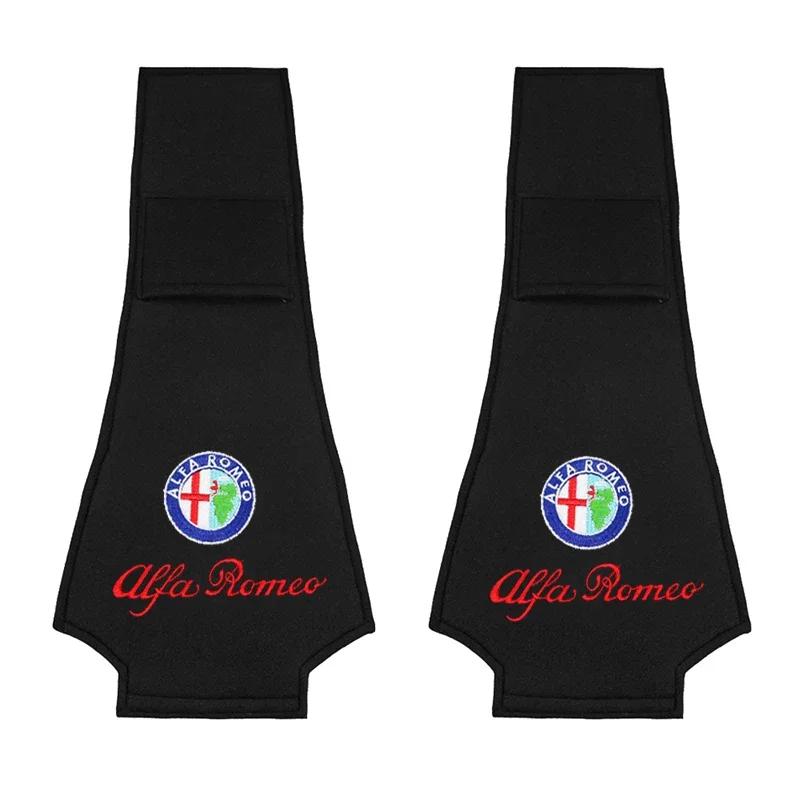Anti-dust Car Headrest Cover Neck Pillow Case for Alfa Romeo Giulia GT 147 155 156 159 Mito Giulietta Stelvio Brera 166 Interior def789