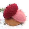 Autumn And Winter Woolen Painter Hat British Retro Lace Mesh Beret Women'S Elegant Fashion Hat