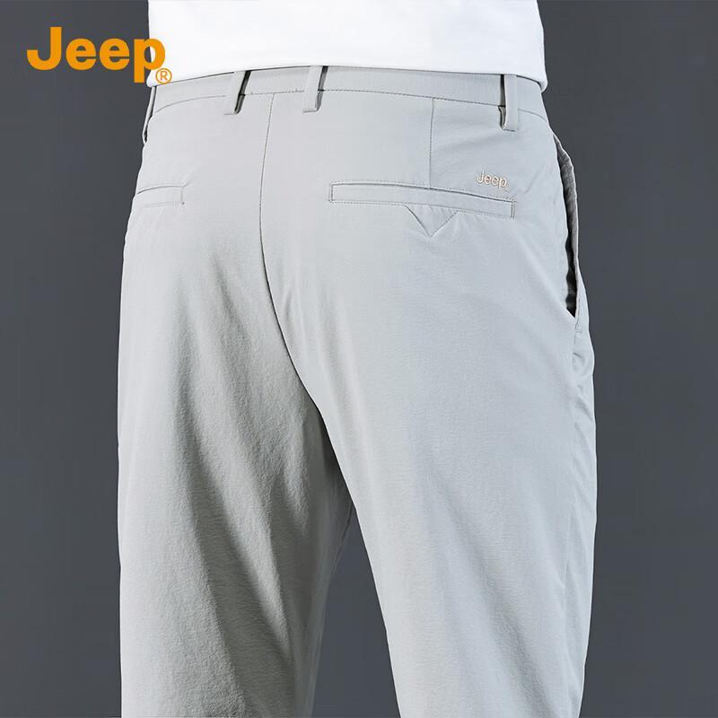 

JEEP Men s 2025 Fall Loose Straight Fit Business Casual Trousers 31