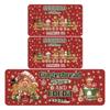 Christmas Festival Crystal Velvet Hallway & Kitchen Absorbent Floor Mat