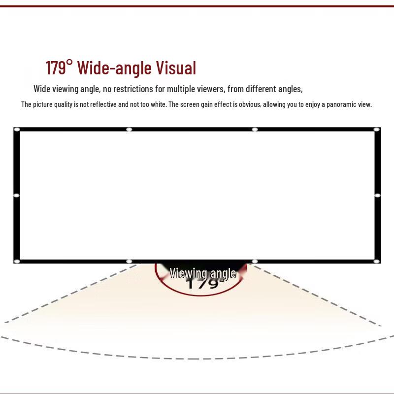Lancaike Foldable Outdoor Projector Screen