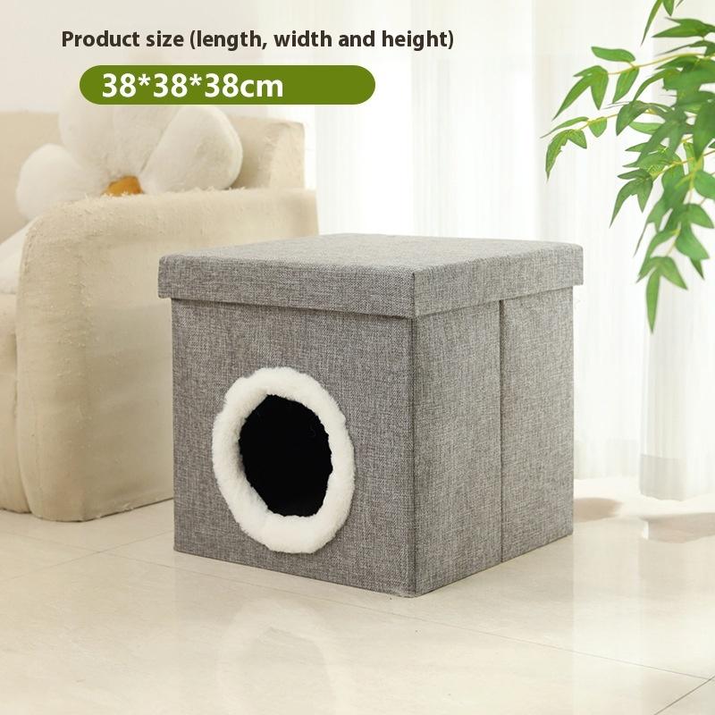 

Foldable Pet Staircase Anti-Slip Dog Ramp Non-Collapsing Storage Bed for Pets Easy to Fold for Space-Saving