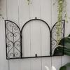 Romantisch Metalen Wanddecoratie Vintage Nepraam Frame Kunst Met Gebogen Ontwerp Voor Slaapkamer Tuinen Decoratie